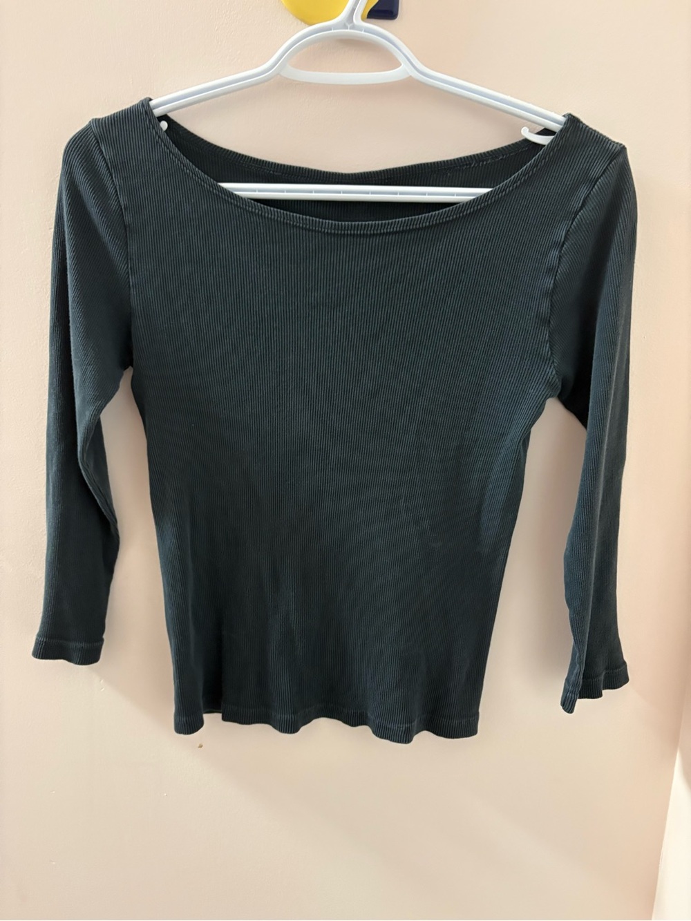 Brandy Melville Ribbed Long Sleeve Top